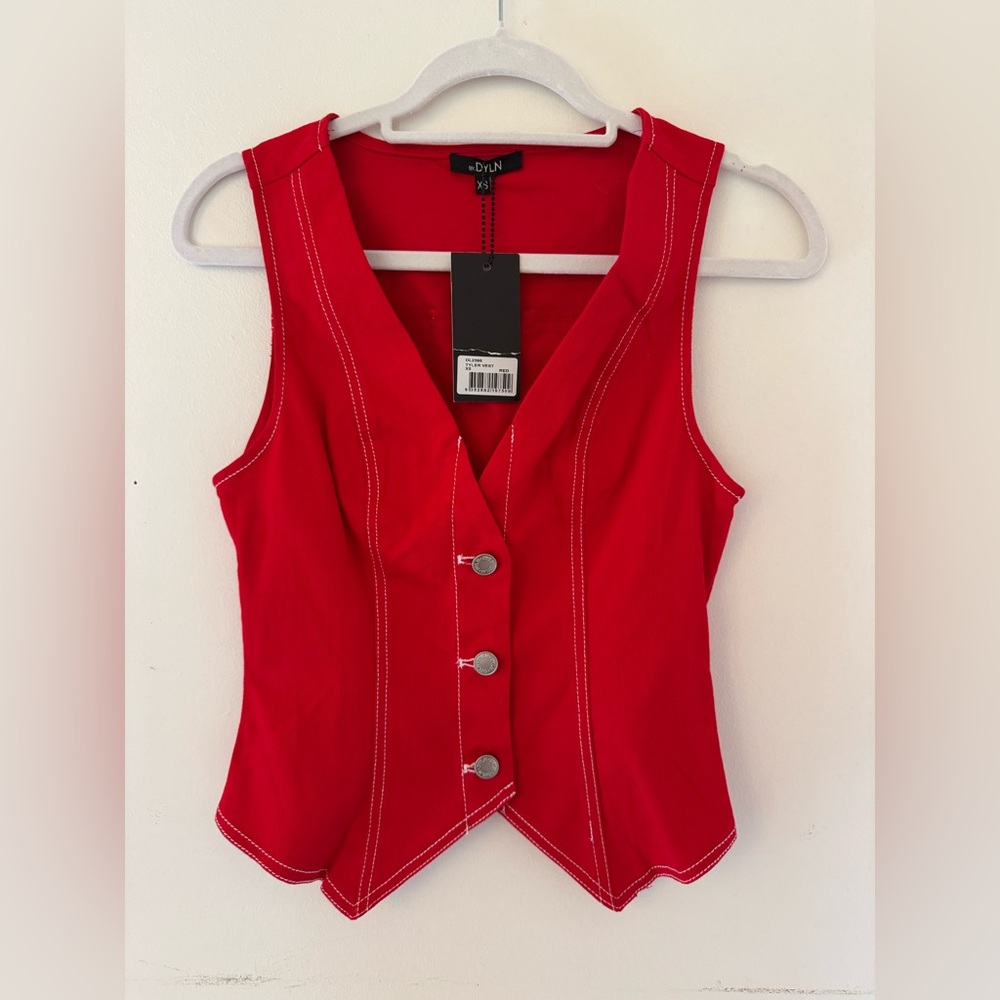 BY.DYLAN Tyler Red Vest